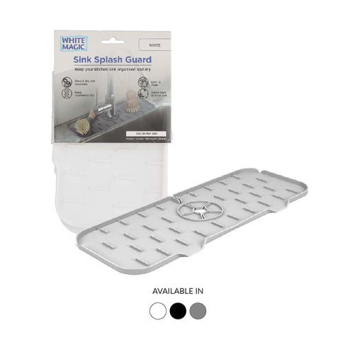 White Magic Sink Splash Guard - 3 Colors