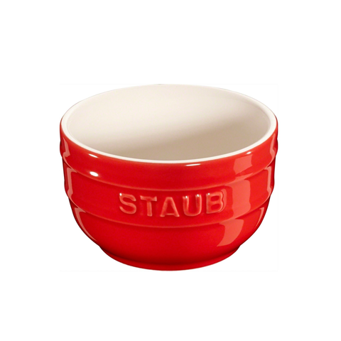 Ceramic Round Ramekin 2piece Cherry - 8cm