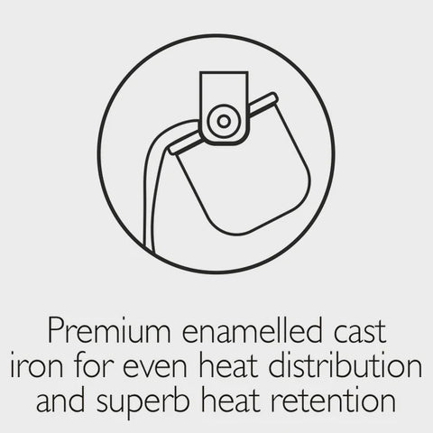 Cast Iron French Oven Bordeaux 24cm