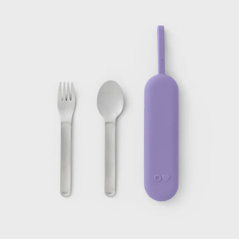 OmieBoxUp Stainless Steel Utensil Set / Azure