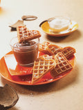 Snack Collection Accessory Plates - Heart Waffles