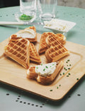 Snack Collection Accessory Plates - Heart Waffles