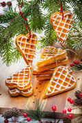 Snack Collection Accessory Plates - Heart Waffles
