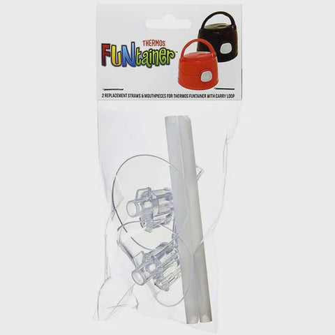Funtainer Mouthpiece & Straw - 2 Pack