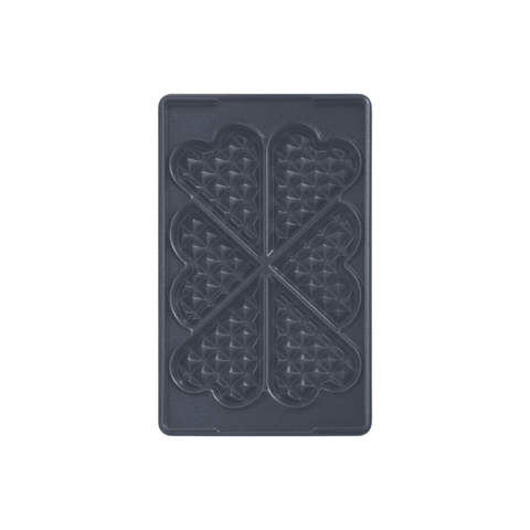 Snack Collection Accessory Plates - Heart Waffles