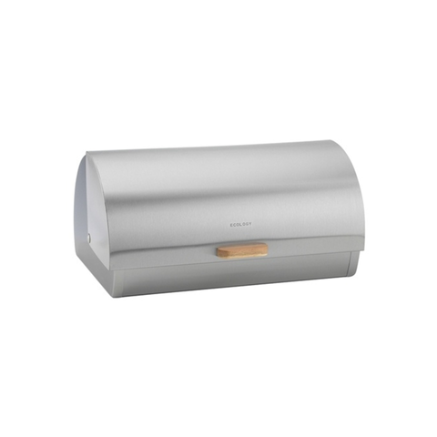 Provisions Stainless Steel & Acacia Bread Bin
