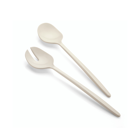 Salad Servers - White