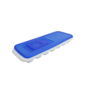 Ice Cube Tray With Pour Through Lid - Blue/White
