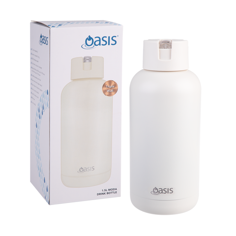 Ceramic Lined Stainless Steel Triple Wall Insulated Drink Bottle - 1.5L(8 Colors)