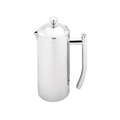 Sleek Twin Wall Coffee Plunger - 1.2L / 8 Cup - Stainless Steel