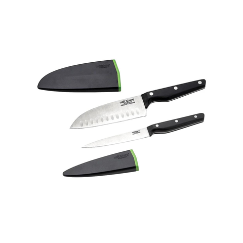 Staysharp Triple Rivet Duo Set Santoku & Utility Knife