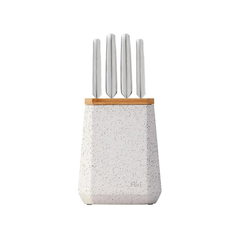 Pro Stone Block Set Black & White Terrazzo 5 Piece