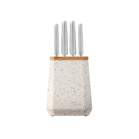 Pro Stone Block Set Sepia Terrazzo 5 Piece