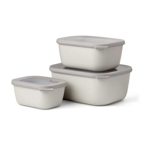 Set Cirqula Rectangular 3 Pieces (500+1000+2000) - Nordic White