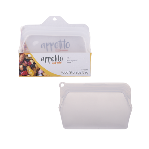 Silicone Food Storage Bag White - 4 Sizes