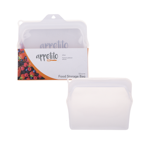 Silicone Food Storage Bag White - 4 Sizes