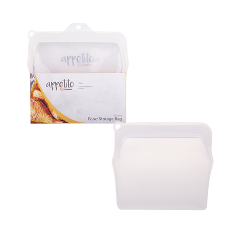 Silicone Food Storage Bag White - 4 Sizes