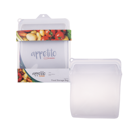 Silicone Food Storage Bag White - 4 Sizes