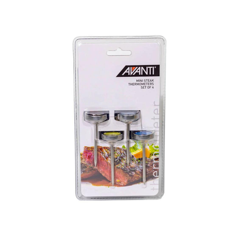 Mini Steak Thermometer - Set Of 4