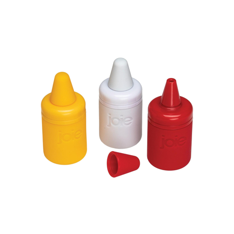 Condiments Mini Bottles Set of 3