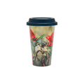 Australian Bird & Flora Blue Wren D/Walled Travel Mug