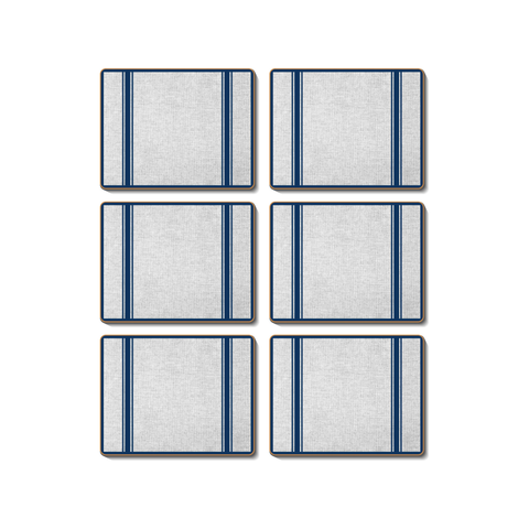 Hamptons Navy Placemats Set of 6