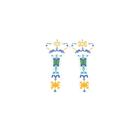 Salad Servers Flower & Lemon