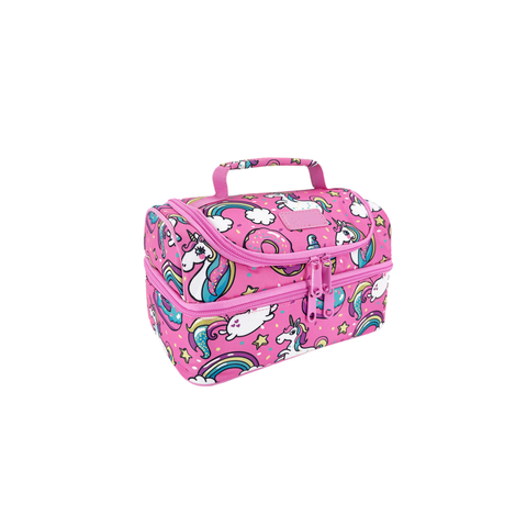 Insulated Double Decker Lunch Bag