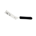 Churrasco Black Burger Spatula with Stainless-Steel Blade and Black Polypropylene Handle 6"