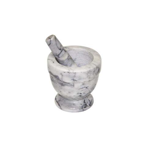 Grey Marble Mortar & Pestle 10cm