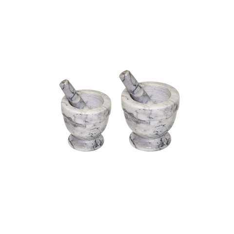 Grey Marble Mortar & Pestle 10cm