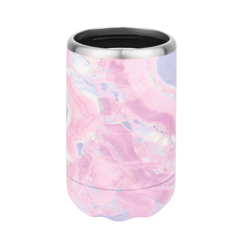 Can & Stubbie Holder Pink Marble