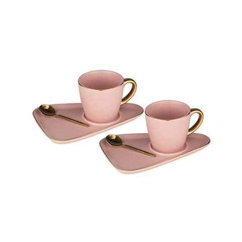 Asteria Pink 2pk Espresso Set