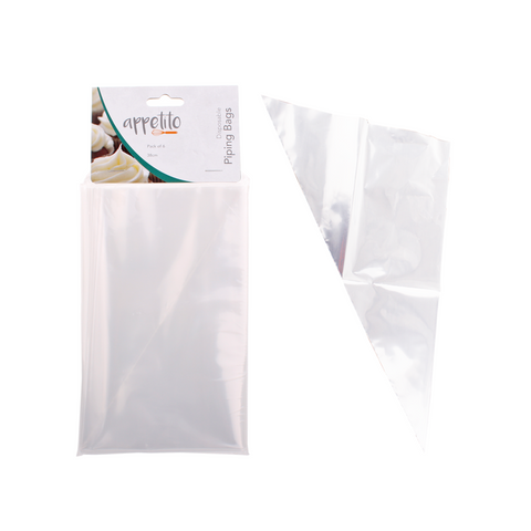 Disposable Piping Bags 38cm Pack 6