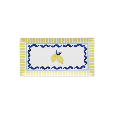 Riviera Rectangle Platter Lemon