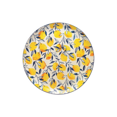 Punch Large Round Platter 36 X 2.5cm Lemon