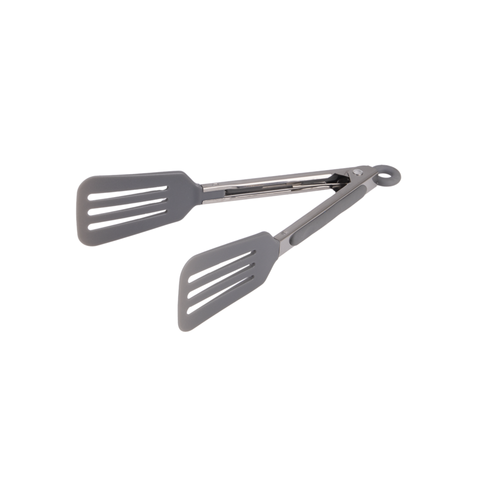 Mini Nylon Spatula Tongs 18cm - Charcoal