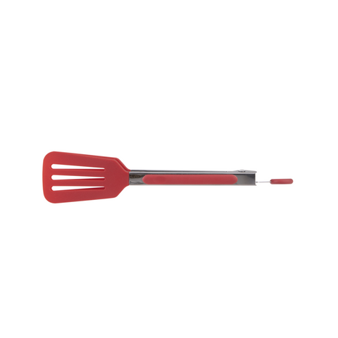 18cm Mini Nylon Spatula Tongs Red