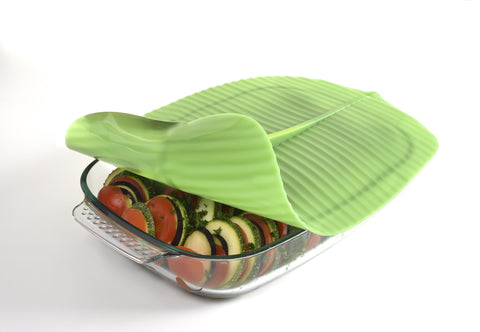 Banana Leaf Rectangular Lid