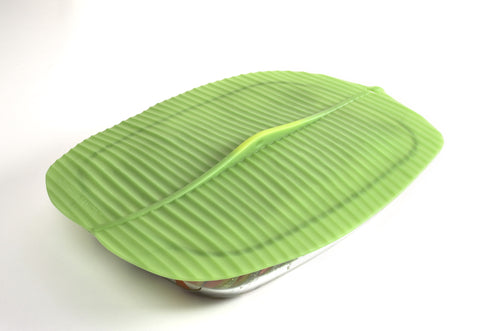 Banana Leaf Rectangular Lid