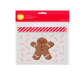 Gingerbread Boy Resealable Treat Bag