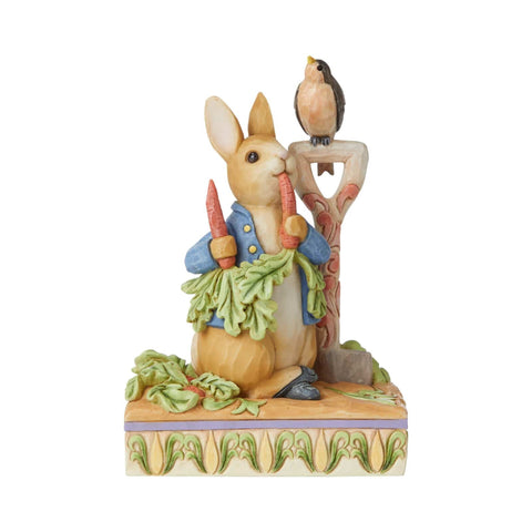 Beatrix Potter By Jim Shore - 14.5cm/5.7" Peter Rabbit Eating Radishes