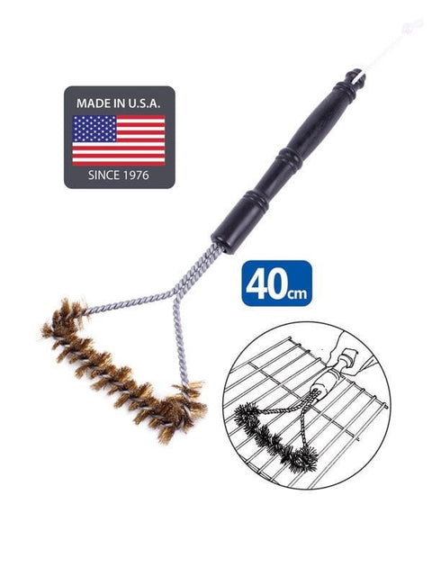 USA Brushware Medium Brass Spiral Barbecue Brush