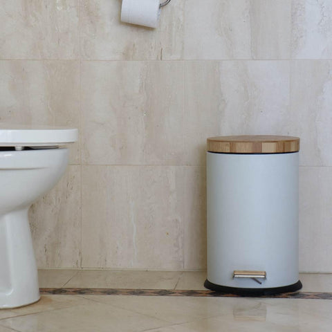 Eco Basics Rubbish Bin 12L - White