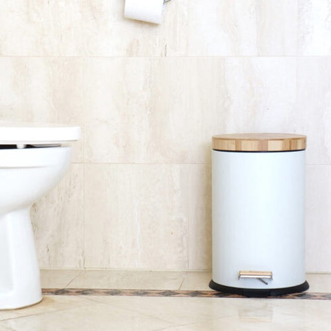 Eco Basics Rubbish Bin 20L - White