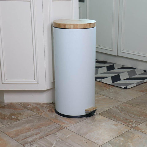 Eco Basics Rubbish Bin 30L - White