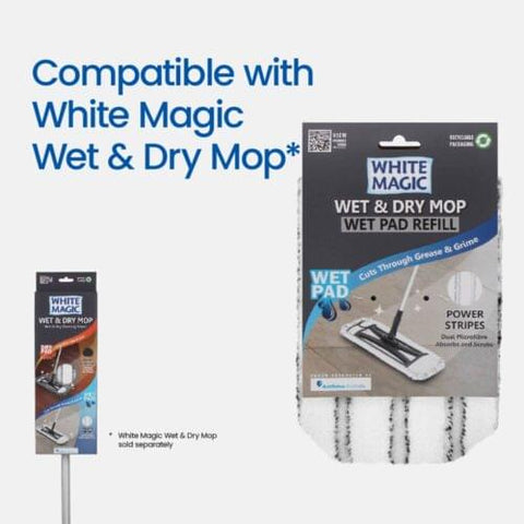 White Magic Wet & Dry Mop Wet Pad Refill