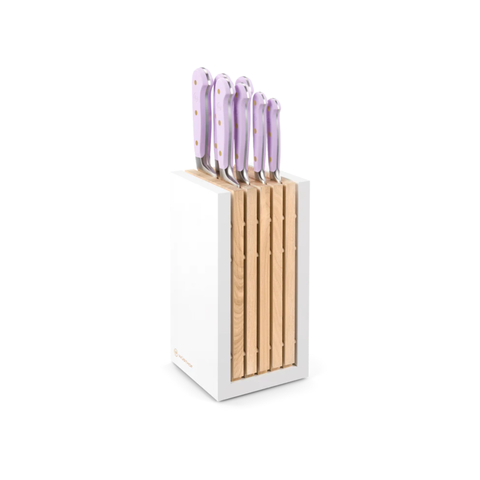 Purple Yam Knife Block Set 8 Pieces