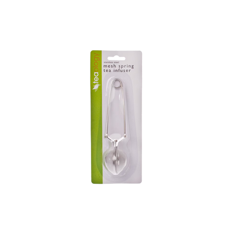 S/S Mesh Spring Tea Infuser Carded