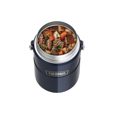 Stainless King Big Boss Stainless Steel Food Jar 1.39L - Midnight Blue